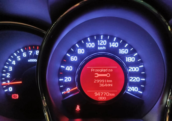 Kia Ceed cena 49900 przebieg: 95000, rok produkcji 2016 z Kowary małe 407